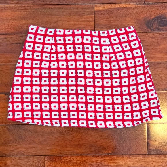 Patterned Mini Skirt - Picture 4 of 4